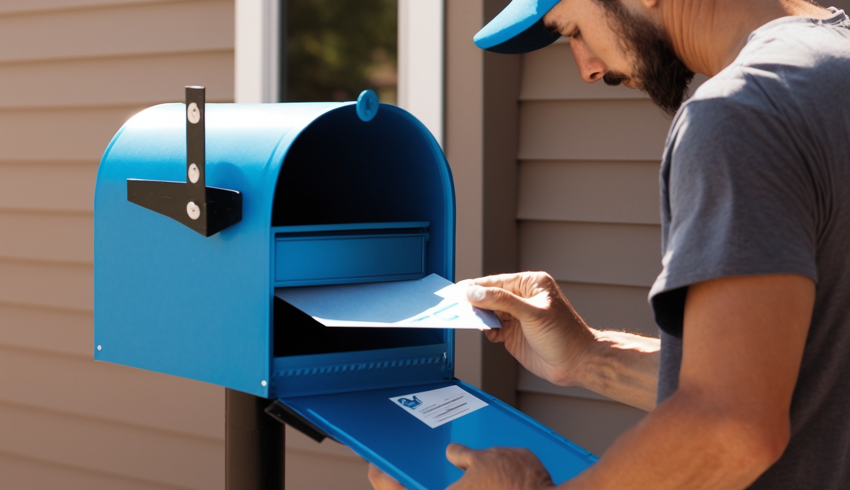 Mailing a letter to the background check company.