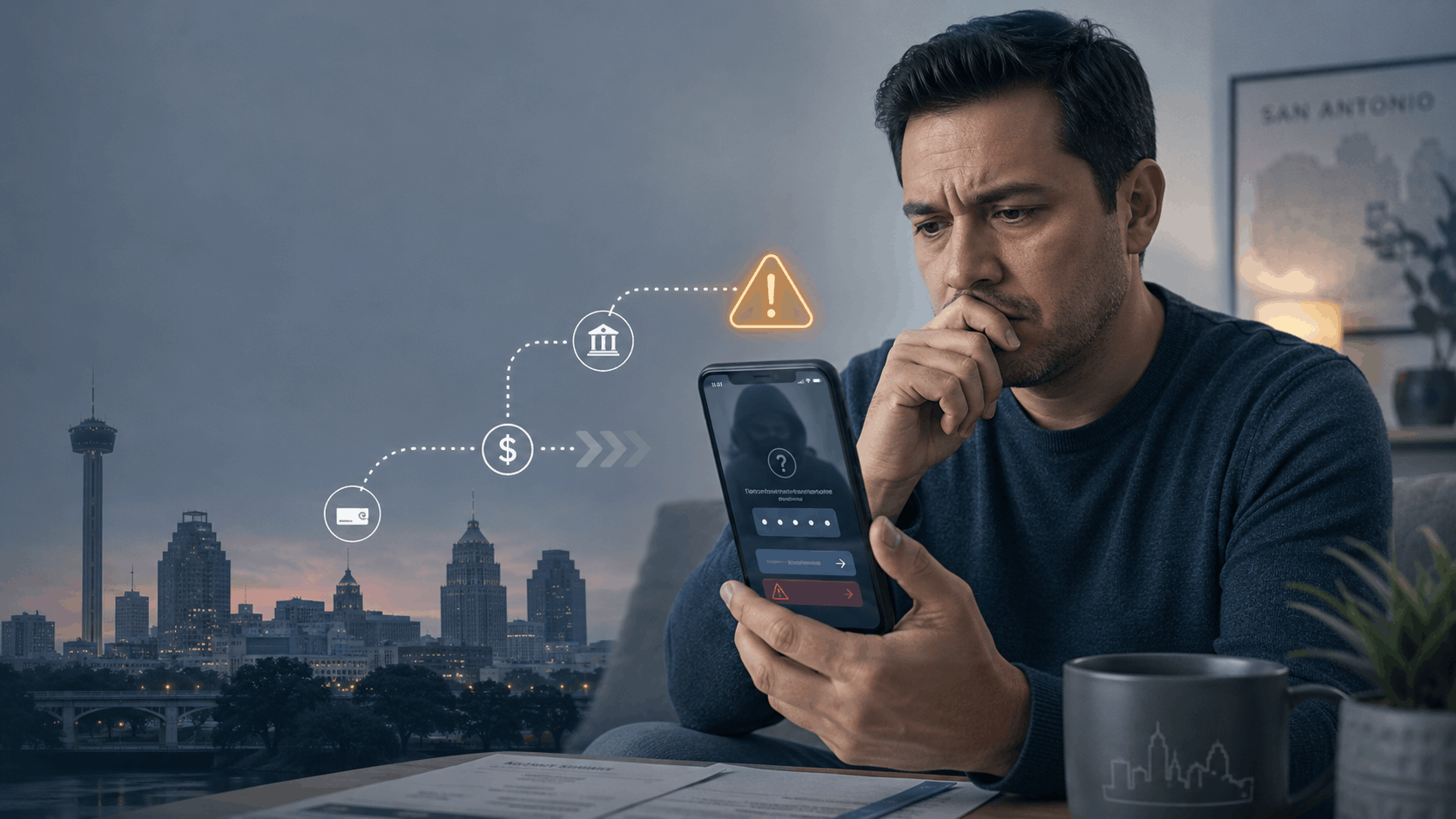 San Antonio consumer concerned about a denied Security Service Federal Credit Union unauthorized-transfer fraud claim.